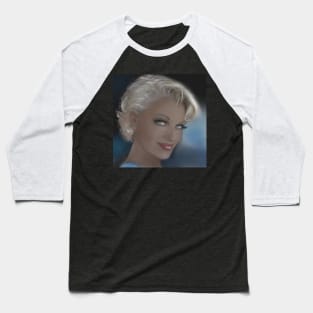 Blue Eyes Blond Sad Baseball T-Shirt